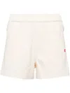 Chocoolate Logo Patch High-rise Shorts In Neutrals