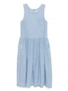 Chocoolate Cotton Dress In Blue