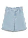 Chocoolate Cotton Shorts In Blue