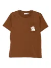 Chocoolate Cotton T-shirt In Brown