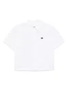 Chocoolate Cropped Shirt In White