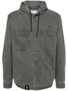 Chocoolate Denim Shirt Jacket In Grey