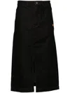 Chocoolate Denim Skirt In Black