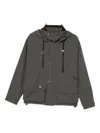 Chocoolate Detachable-hooded Jacket In Green