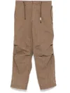 Chocoolate Drawstring Cargo Pants In Neutrals