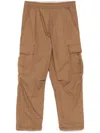 Chocoolate Drawstring Cargo Trousers In Brown