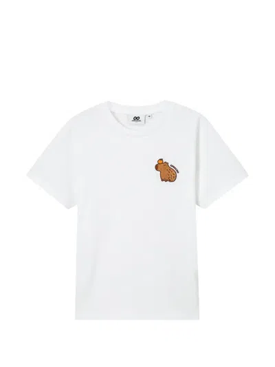 Chocoolate Embroidered-detail Cotton T-shirt In Animal Print