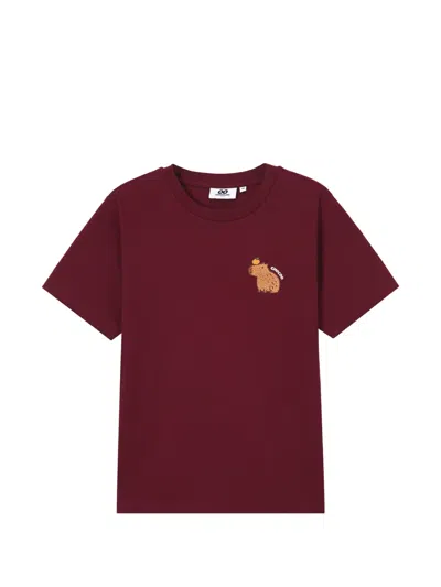 Chocoolate Embroidered-detail Cotton T-shirt In Multi