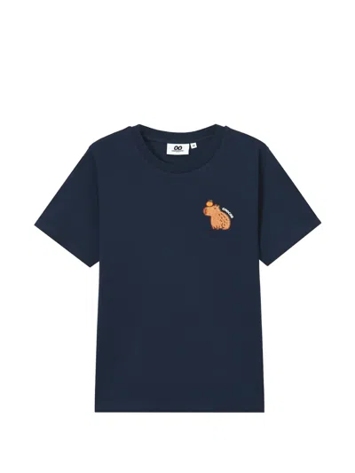 Chocoolate Embroidered-detail Cotton T-shirt In Multi