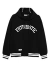 Chocoolate Embroidered Hoodies In Black