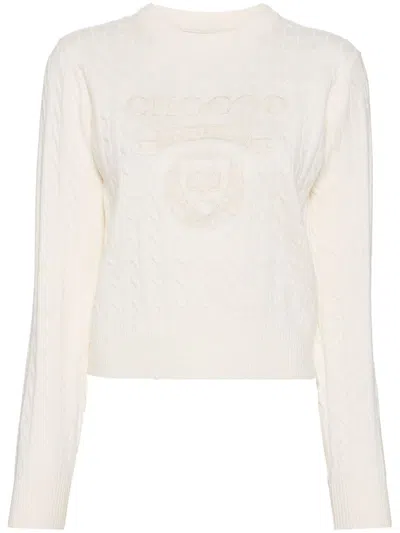 Chocoolate Embroidered Jumper In White