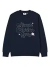 Chocoolate Embroidered-lettering Sweatshirt In Blue