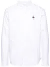 CHOCOOLATE EMBROIDERED-LOGO COTTON SHIRT