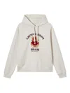 Chocoolate Embroidered-logo Hoodie In Gray