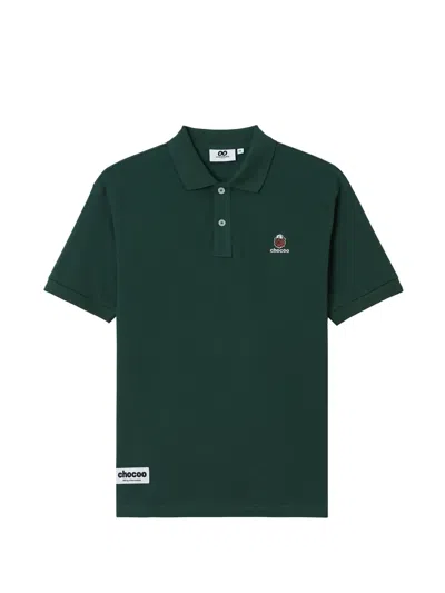 Chocoolate Embroidered Polo Shirt In Brown