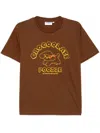 Chocoolate Embroidered T-shirt In Brown