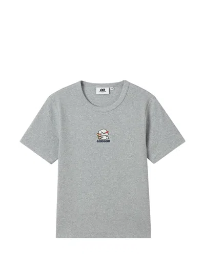 Chocoolate Embroidery-logo T-shirt
