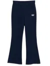Chocoolate Flared Trousers In Blue