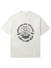 Chocoolate Graphic-print Cotton T-shirt In Grau