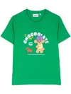 Chocoolate Graphic-print Cotton T-shirt In Green