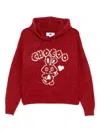 Chocoolate Graphic-print Hoodie In Red