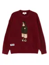 Chocoolate Graphic-print Jumper In Red