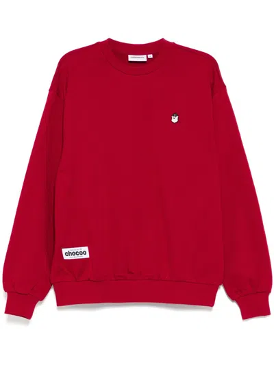 Chocoolate Graphic-print Sweatshirt In Red