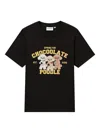 Chocoolate Graphic Print T-shirt In Black