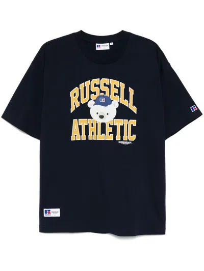 Chocoolate Graphic-print T-shirt In Blue