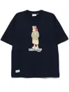 Chocoolate Graphic-print T-shirt In Blue