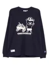 Chocoolate Graphic-print T-shirt In Blue