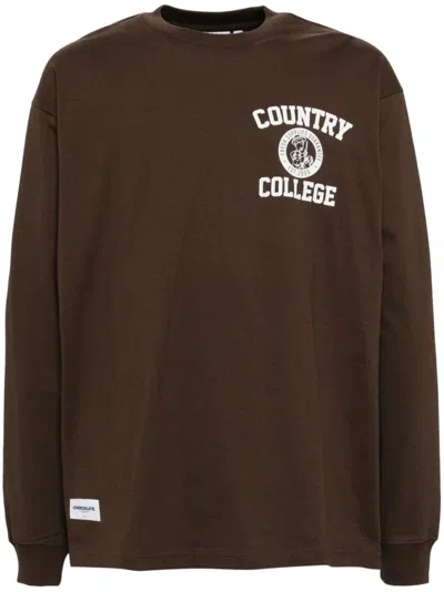 Chocoolate Graphic-print T-shirt In Brown