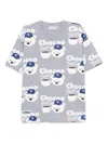 Chocoolate Graphic-print T-shirt In Gray