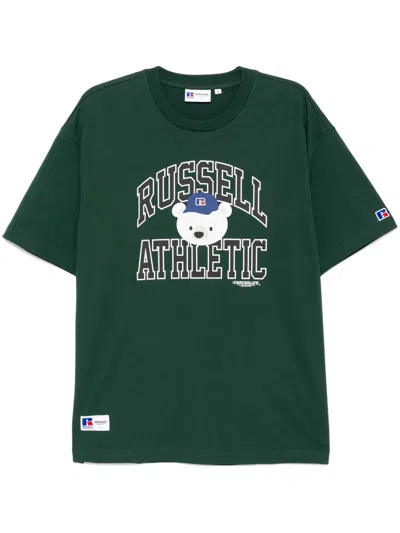 Chocoolate Graphic-print T-shirt In Green