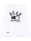 Chocoolate Graphic-print T-shirt In White