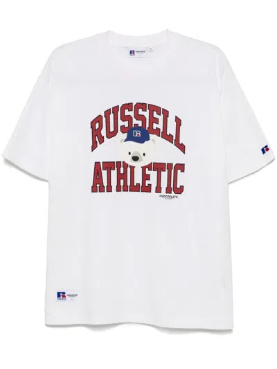 Chocoolate Graphic-print T-shirt In White