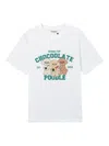 Chocoolate Graphic Print T-shirt In White