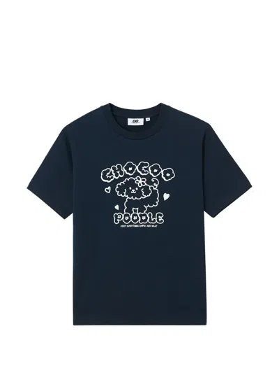 Chocoolate T-shirt Mit Grafischem Print In Blue