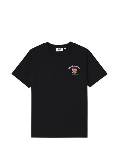Chocoolate Graphic-print Cotton T-shirt In Black