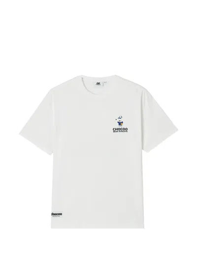 Chocoolate Graphic-print Cotton T-shirt In White