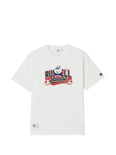Chocoolate Graphic-print Cotton T-shirt In White