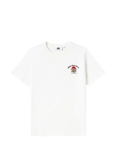 Chocoolate Graphic-print Cotton T-shirt In White