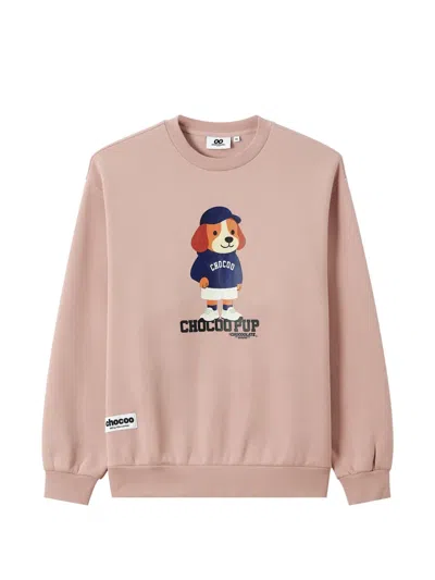 Chocoolate Graphic-print Sweatshirt In Neutral