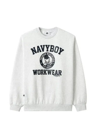 Chocoolate Graphic-print Sweatshirt In White