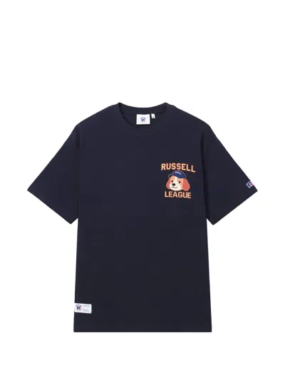 Chocoolate Graphic-print T-shirt In Blue