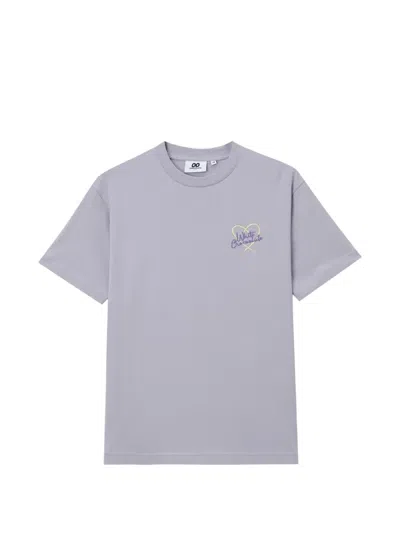 Chocoolate Graphic-print T-shirt In Gray