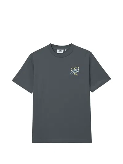 Chocoolate Graphic-print T-shirt In Gray