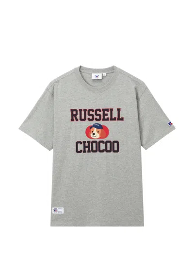 Chocoolate Graphic-print T-shirt In Gray