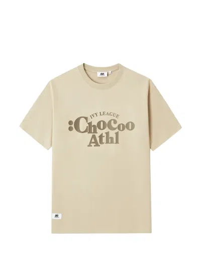 Chocoolate Graphic-print T-shirt In Neutral