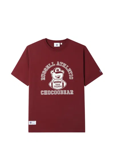 Chocoolate Graphic-print T-shirt In Red